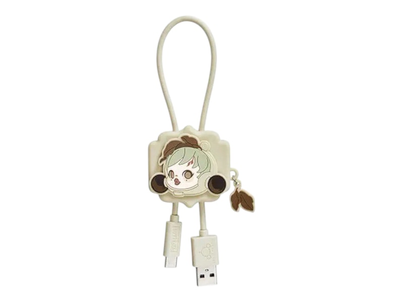 Pop Mart SKULLPANDA The Ink Plum Blossom Series Line The Forest iPhone Cable