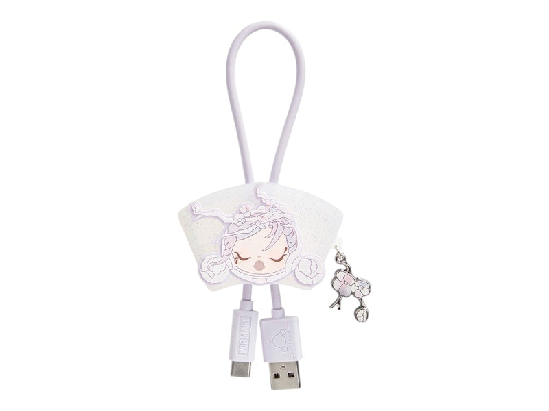 Pop Mart SKULLPANDA The Ink Plum Blossom Series Line The Plum Blossom iPhone Cable