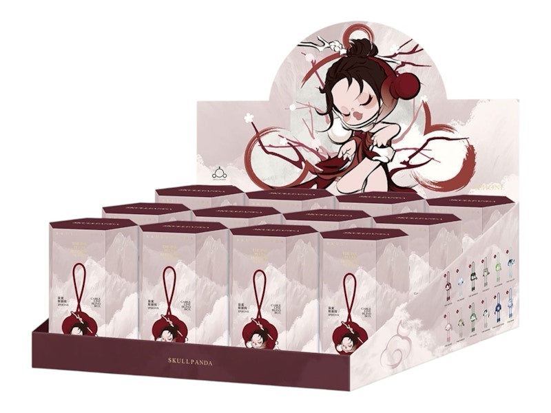 Pop Mart SKULLPANDA The Ink Plum Blossom Series Line iPhone Cable Sealed Case (12 Blind Box)
