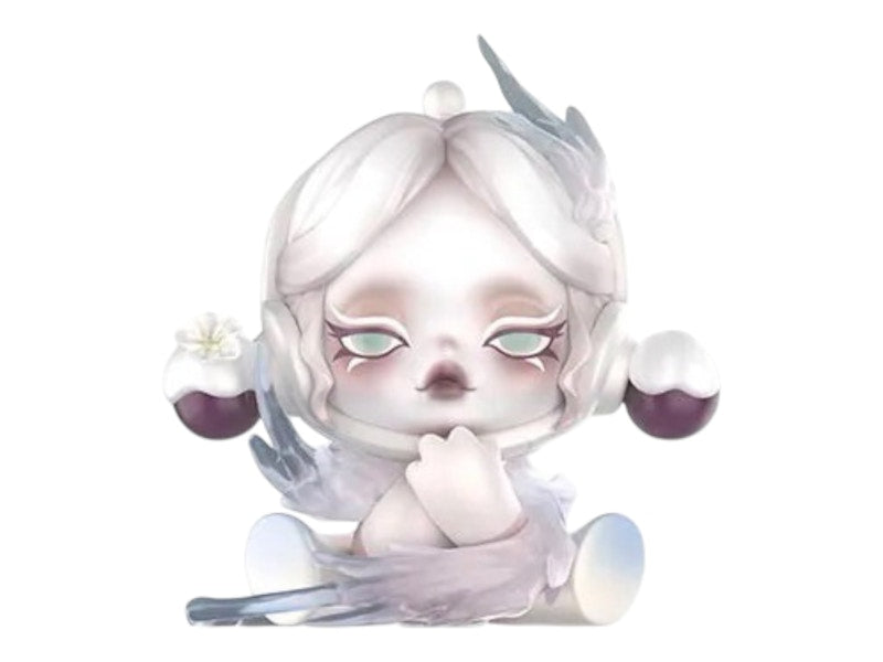 Pop Mart SKULLPANDA The Ink Plum Blossom Series The Snow Figure