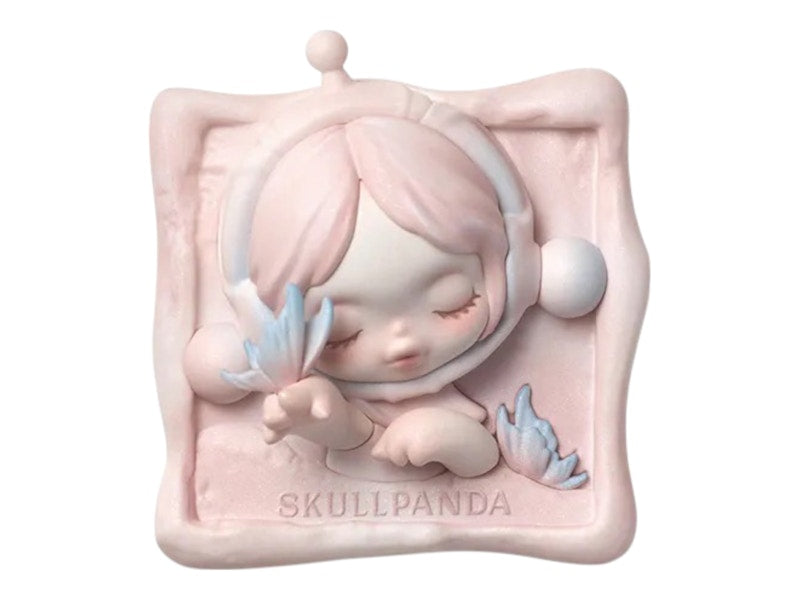 Pop Mart SKULLPANDA The Paradox Series Spin a Cocoon Fridge Magnet