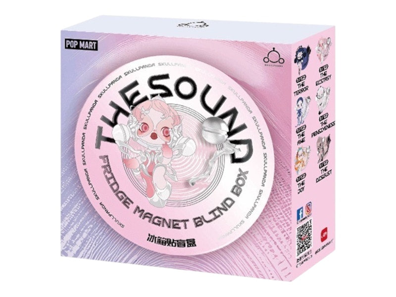 Pop Mart SKULLPANDA The Sound Series Fridge Magnet Single Blind Box
