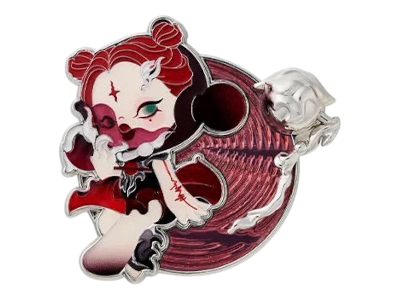 Pop Mart SKULLPANDA The Sound Series The Anger Fridge Magnet