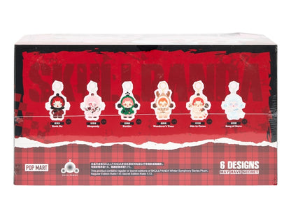 Pop Mart SKULLPANDA Winter Symphony Series Vinyl Face Plush Pendant Sealed Case (6 Blind Box)