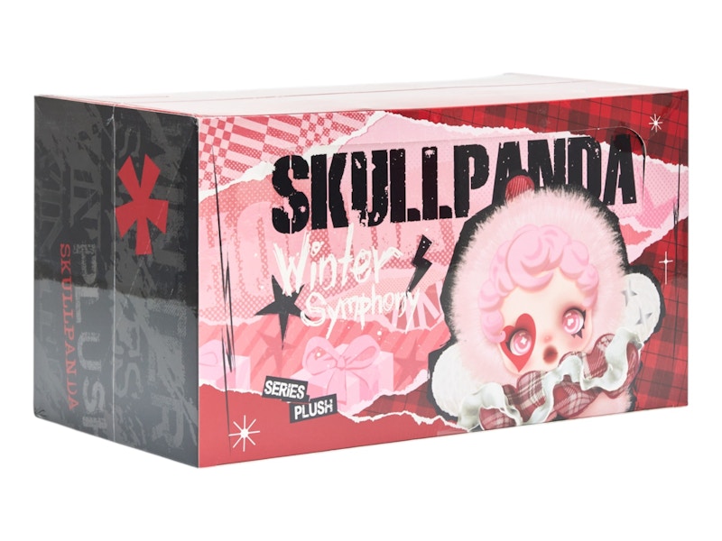 Pop Mart SKULLPANDA Winter Symphony Series Vinyl Face Plush Pendant Sealed Case (6 Blind Box)