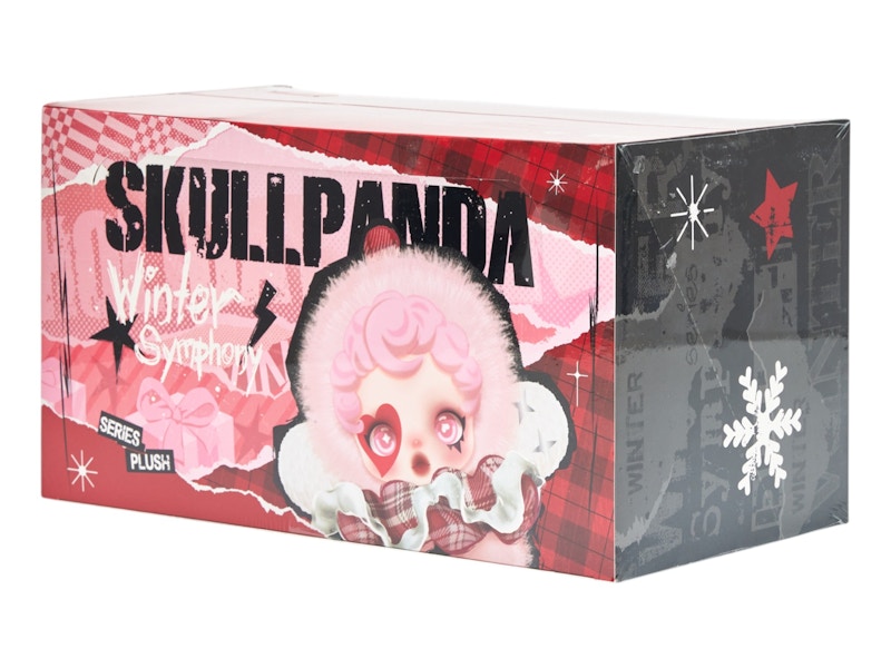 Pop Mart SKULLPANDA Winter Symphony Series Vinyl Face Plush Pendant Sealed Case (6 Blind Box)