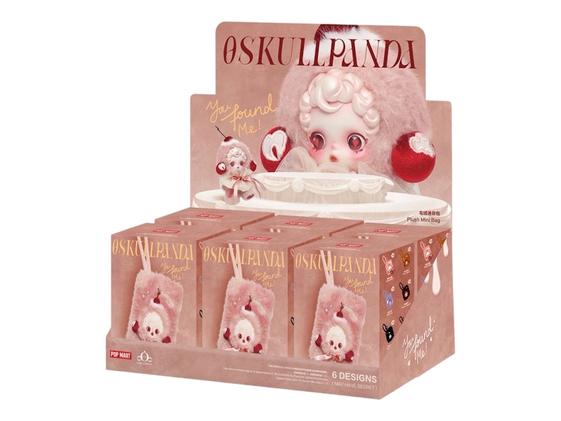 Pop Mart SKULLPANDA You Found Me! Series Plush Mini Bag Sealed Case (6 Blind Boxes)