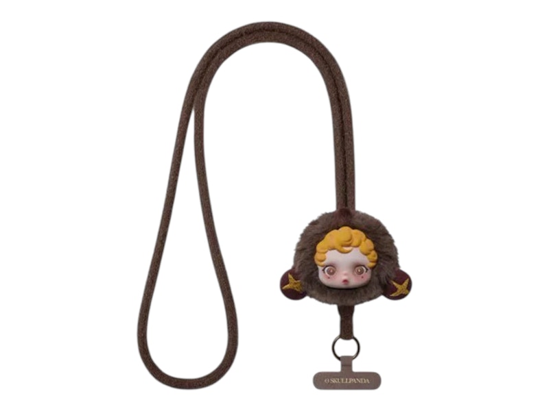 Pop Mart SKULLPANDA You Found Me! Series Sneaky Chestnut Phone Lanyard
