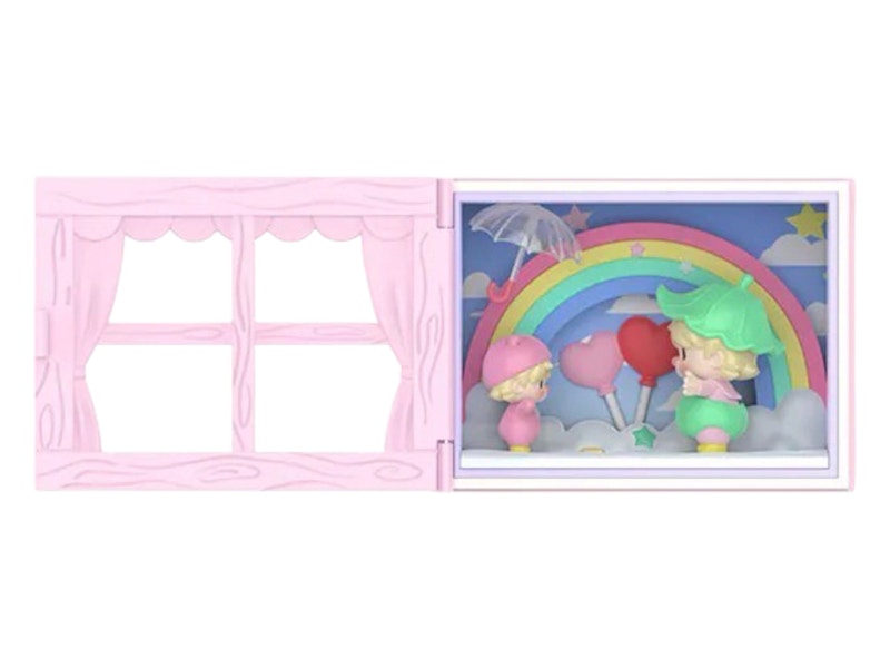 Pop Mart Sweet Bean Celebrate Ordinary Days Series Rainbow Hug Scene Sets