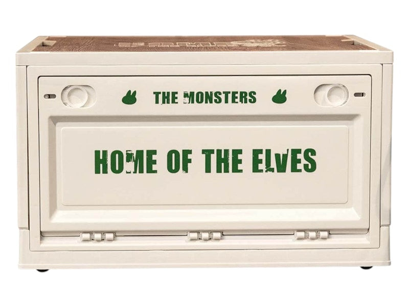 Pop Mart The Monsters Home of the Elves Series Storage Box White