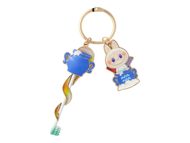 Pop Mart The Monsters Labubu Constellation Series Aquarius Key Pendant