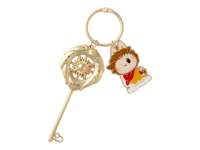 Pop Mart The Monsters Labubu Constellation Series Leo Key Pendant