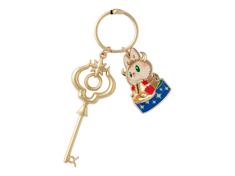 Pop Mart The Monsters Labubu Constellation Series Taurus Key Pendant