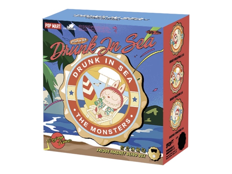 Pop Mart The Monsters Labubu Enchanted by the Seaside Series Fridge Magnet Single Blind Box