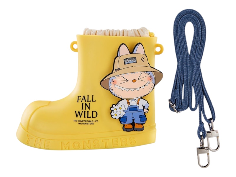 Pop Mart The Monsters Labubu Fall in Wild Series Rain Boot Bag