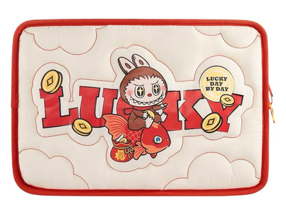 Pop Mart The Monsters Labubu Wealthy Snake's New Year Celebration Series Laptop Bag