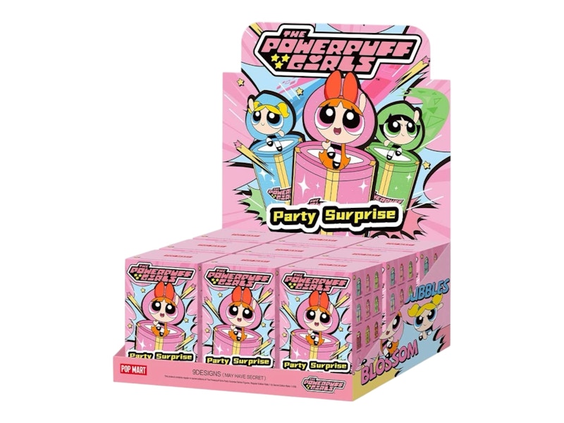 Pop Mart The Powerpuff Girls Party Surprise Series Figures Sealed Case (9 Blind Boxes)