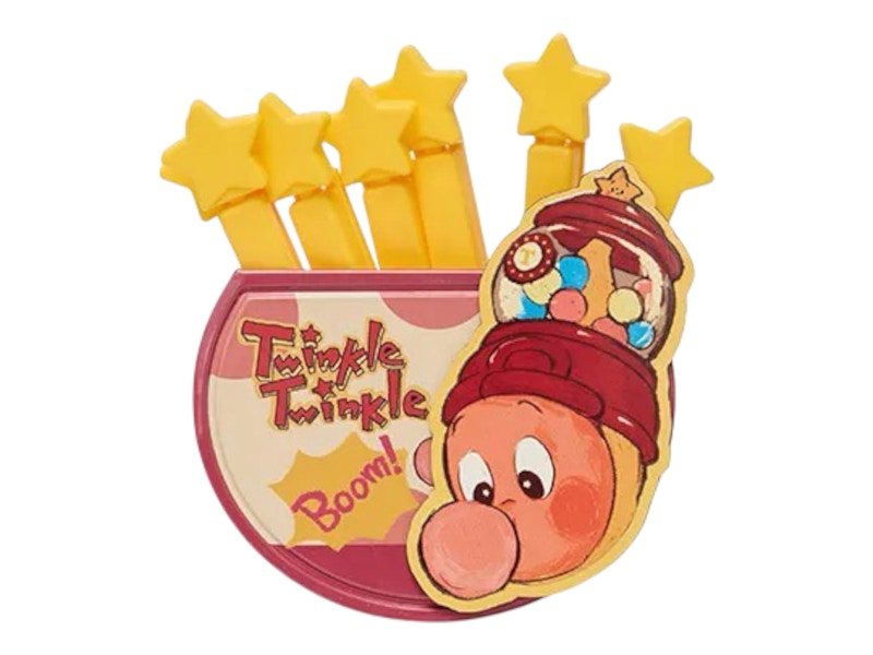 Pop Mart Twinkle Twinkle Be a Little Star Series Blowing Bubblegum Magnetic Sealing Clip Storage Box Set