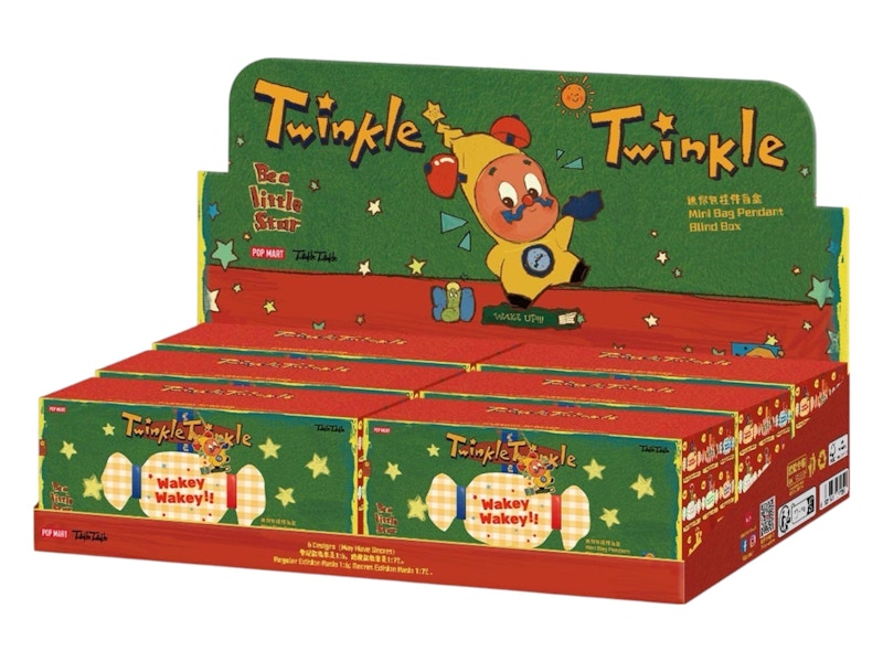 Pop Mart Twinkle Twinkle Be a Little Star Series Mini Bag Pendant Sealed Case (6 Blind Box)