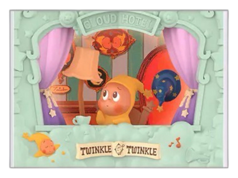 Pop Mart Twinkle Twinkle Light Up Series A Clouder Hour Scene Sets