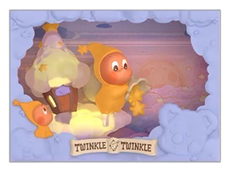 Pop Mart Twinkle Twinkle Light Up Series Star Messenger Scene Sets