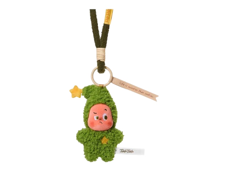 Pop Mart Twinkle Twinkle Savor the Moment Series Fresh Baked Mini Cookies Matcha Crisp Plush Pendant