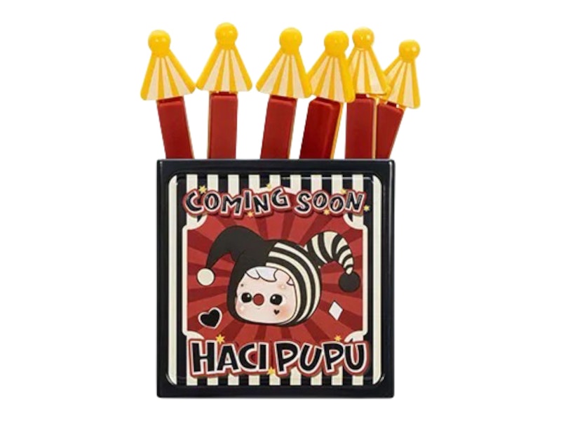Pop Mart WHY SO SERIOUS Series Hacipupu Silver Mist Clown Magnet