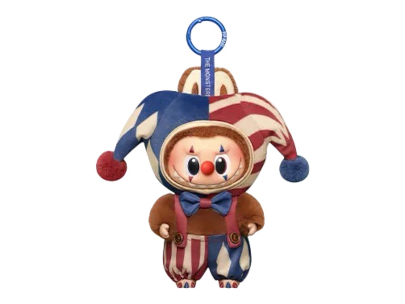 Pop Mart WHY SO SERIOUS Series Labubu Juggling Clown Vinyl Plush Pendant