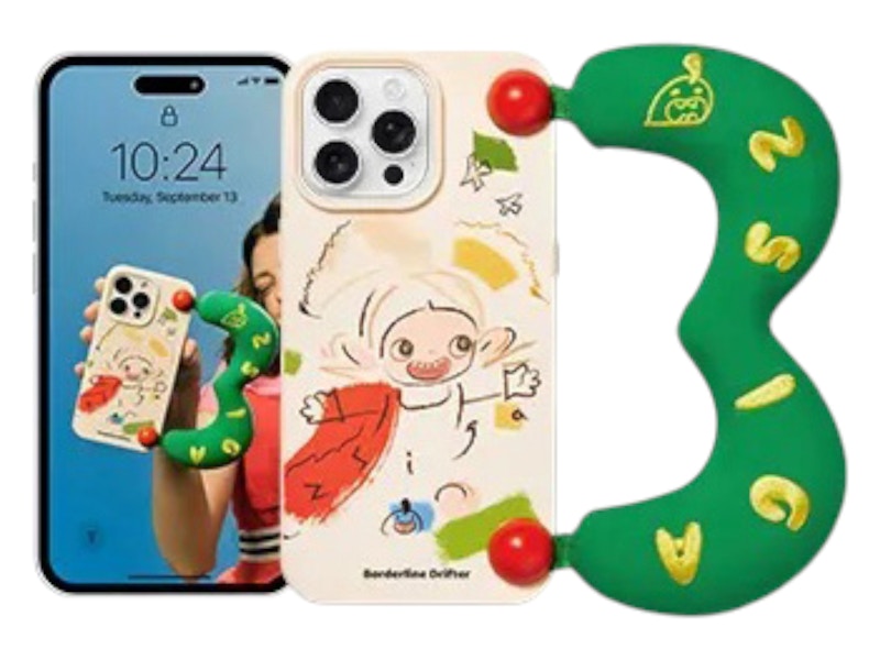 Pop Mart Zsiga Borderline Drifter Series iPhone 16 Pro Case