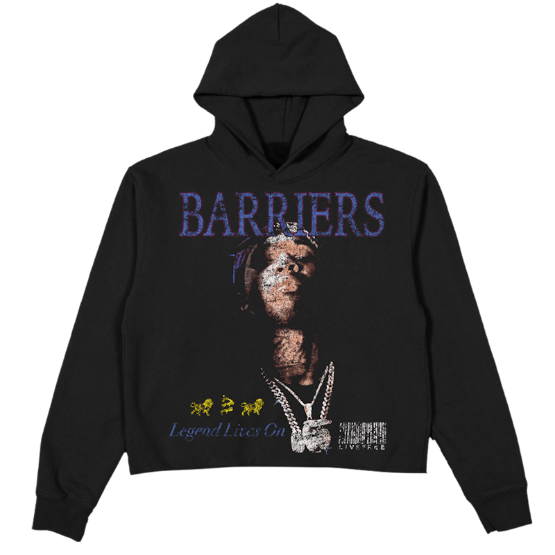 Pop Smoke Barriers Legend Lives On Hoodie Black