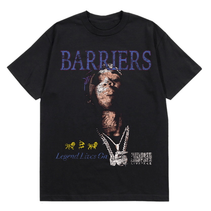 Pop Smoke Barriers Legend Lives On T-shirt Black