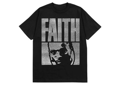 Pop Smoke Faith Grain T-shirt Black