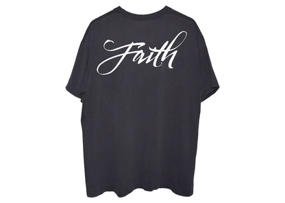 Pop Smoke Faith Vintage T-shirt Black