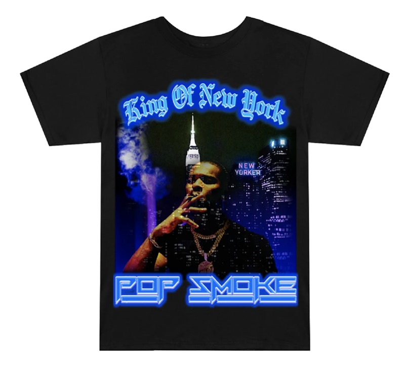 Pop Smoke King of New York T-shirt Black