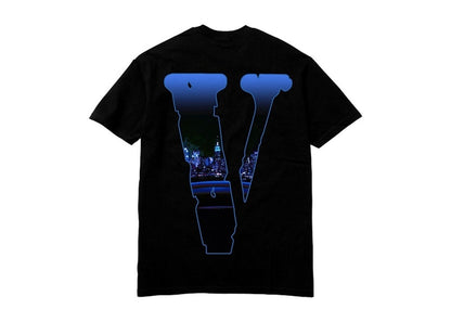 Pop Smoke x Vlone Armed And Dangerous T-shirt Black