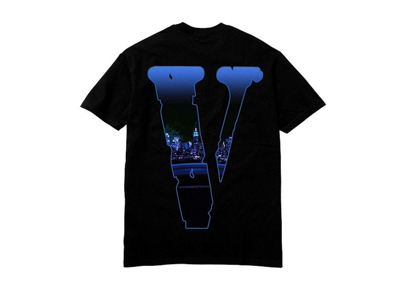 Pop Smoke x Vlone Armed And Dangerous T-shirt Black
