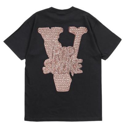 Pop Smoke x Vlone Chain T-Shirt I Black