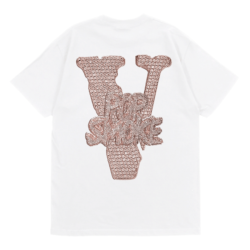 Pop Smoke x Vlone Chain T-Shirt II White