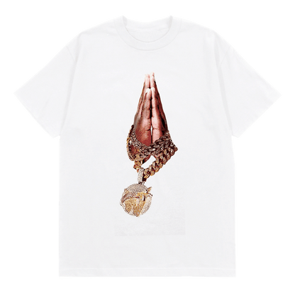 Pop Smoke x Vlone Chain T-Shirt II White