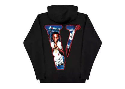 Pop Smoke x Vlone City Hoodie Black