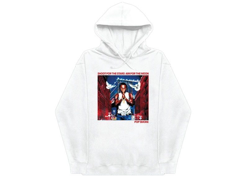 Pop Smoke x Vlone City Hoodie White
