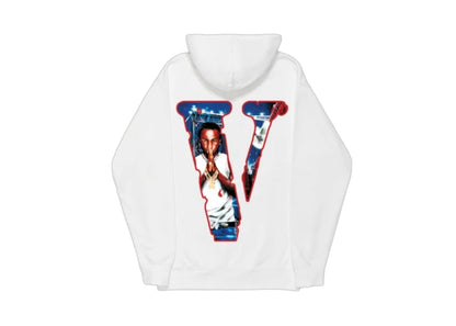 Pop Smoke x Vlone City Hoodie White