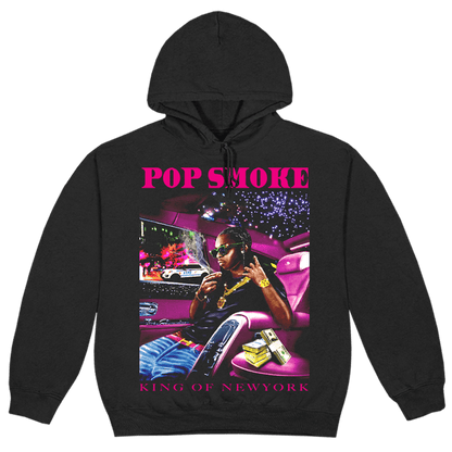 Pop Smoke x Vlone King Of NY Hoodie Black