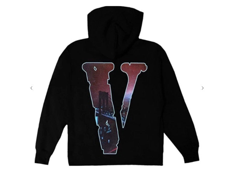 Pop Smoke x Vlone Wraith Hoodie Black