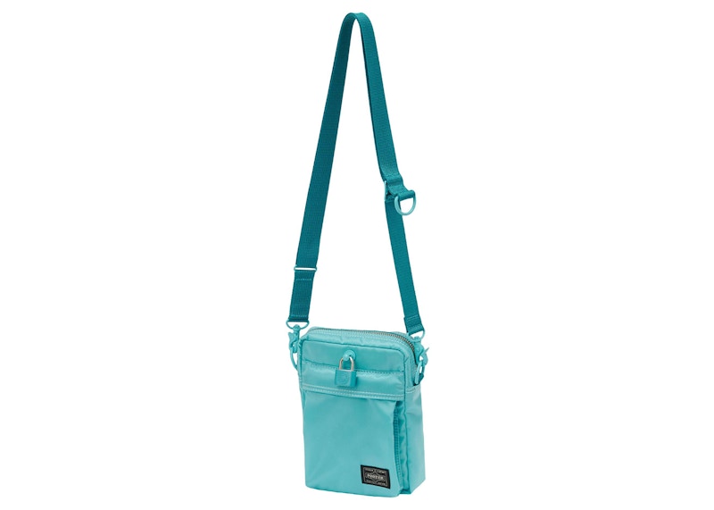 Porter Vertical Shoulder Bag Turquoise