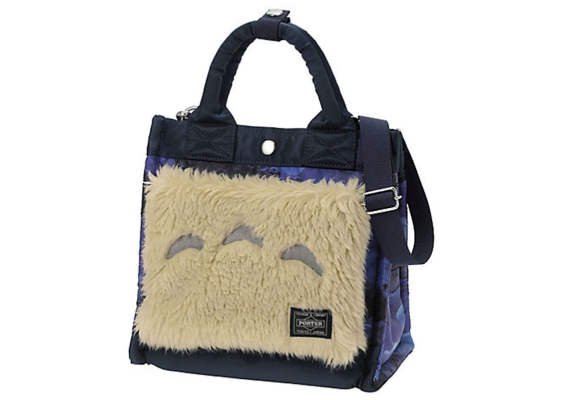 Porter x My Neighbor Totoro 2 Way Small Tote Bag Navy