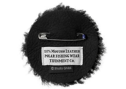 Porter x My Neighbor Totoro Pitch-Black Blackie Polar Fishing Wear Badge Black