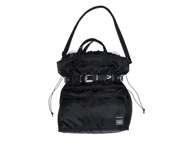 Porter x Toga Shoulder Tote Bag Black