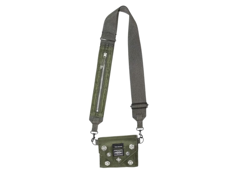 Porter x Toga Shoulder Wallet Khaki