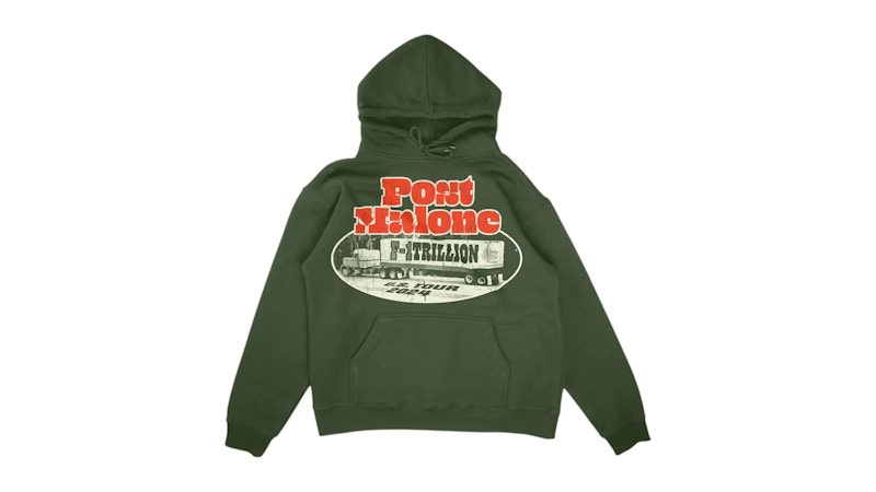 Post Malone F-1 Trillion Green Tour Hoodie Green